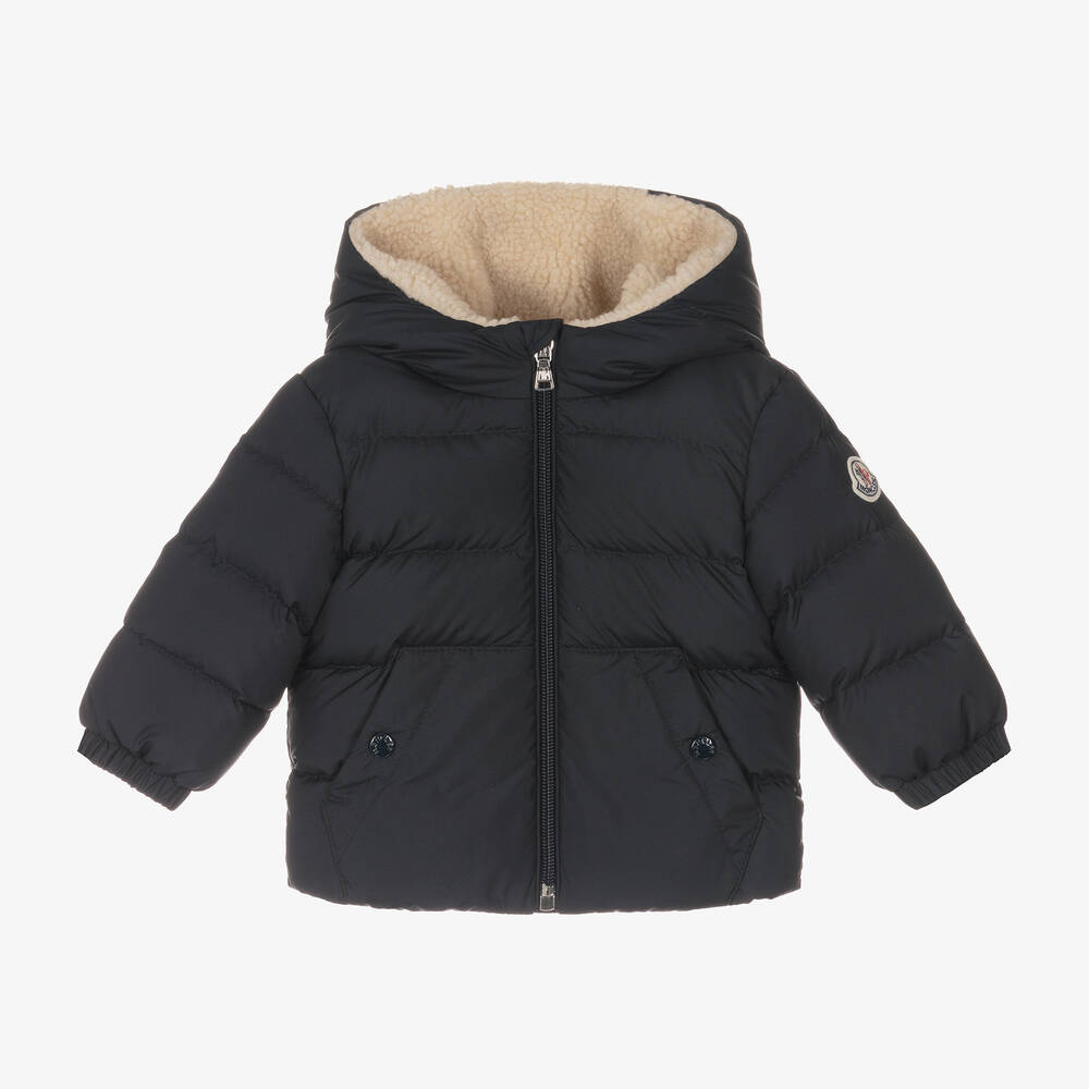 Moncler Enfant - Boys Navy Blue Amir Down Padded Jacket | Childrensalon