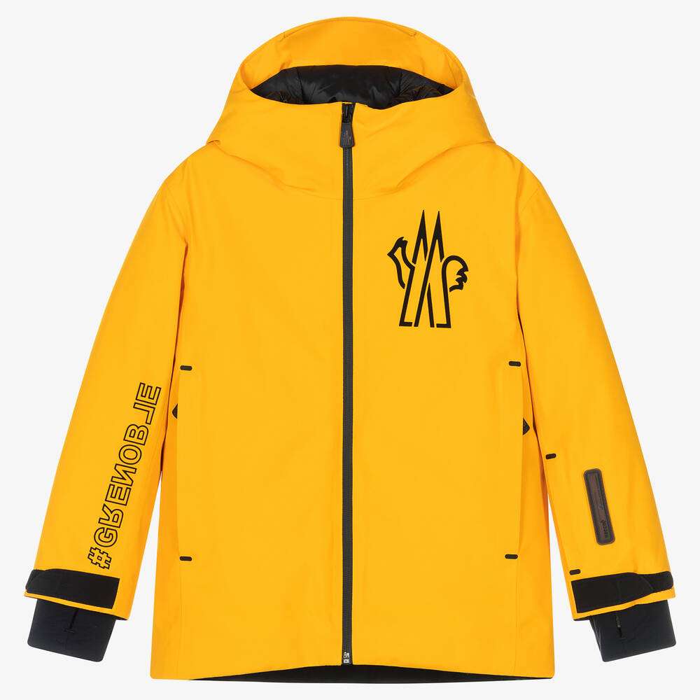 Moncler Enfant - Boys Yellow Moriond Ski Jacket | Childrensalon