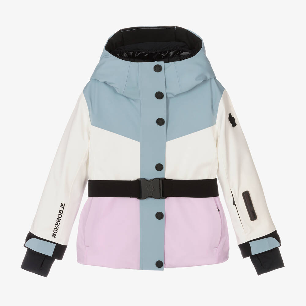 Moncler Enfant - Лыжная куртка с цветовыми блоками | Childrensalon