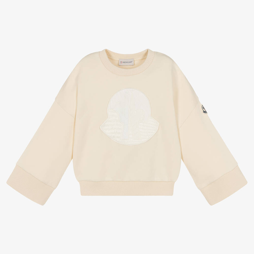 Moncler Enfant - Elfenbeinfarbenes Sweatshirt (M) | Childrensalon