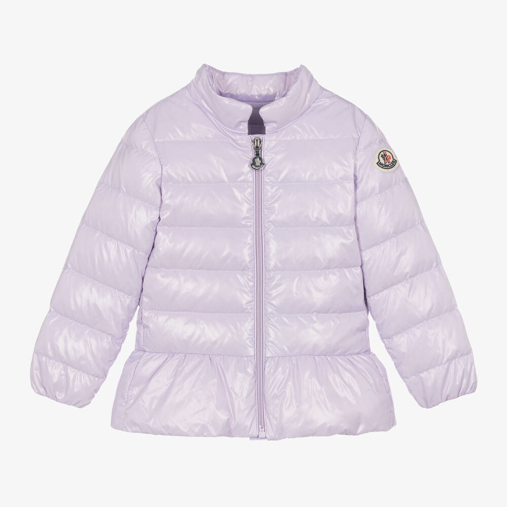 Moncler Enfant - Girls Lilac Purple Blandine Puffer Jacket | Childrensalon