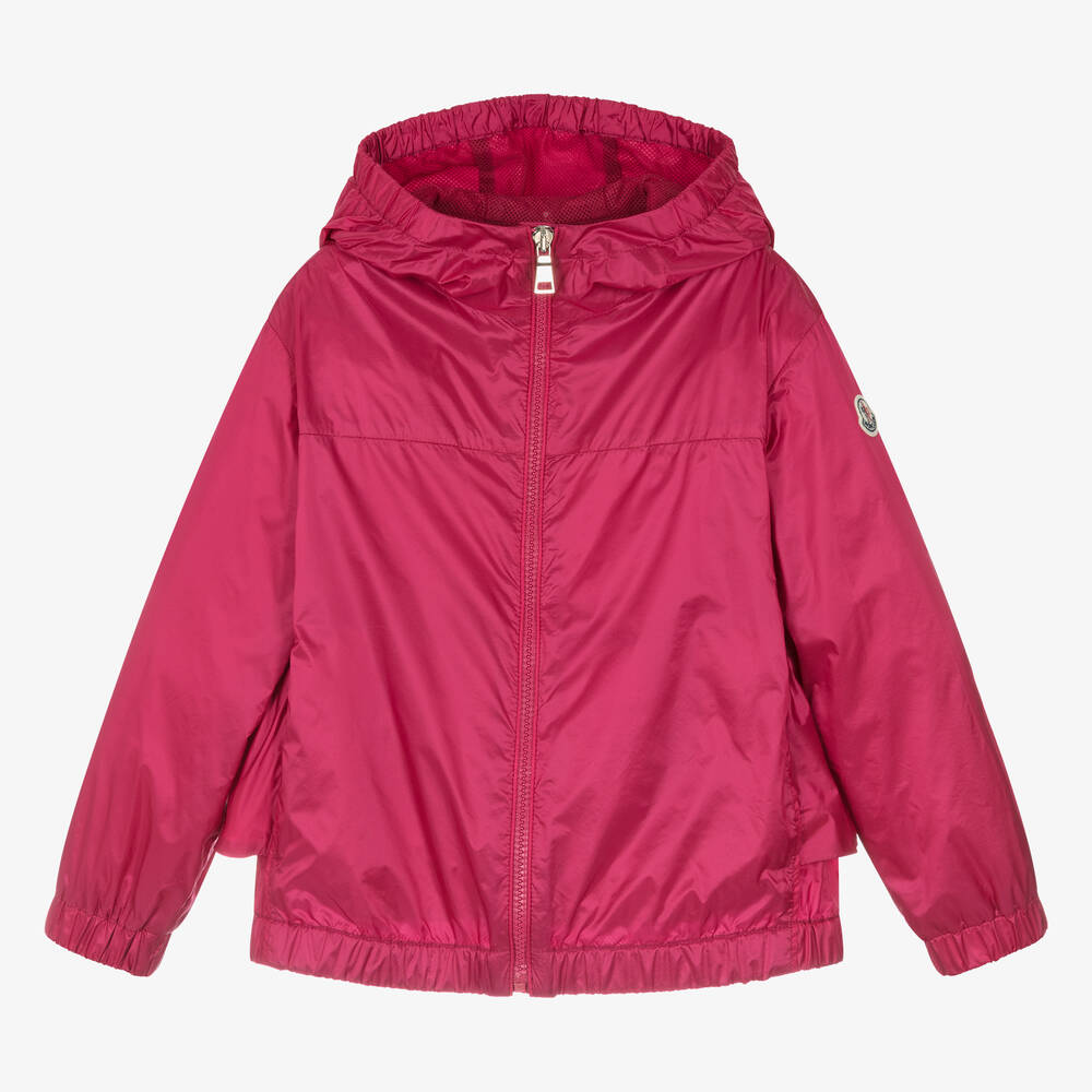 Girls Pink Owara Windbreaker Jacket
