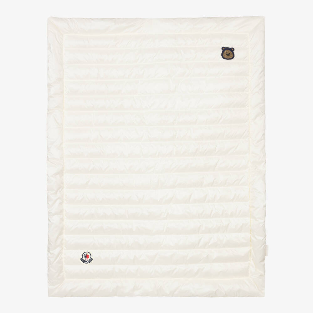 Moncler Enfant - Кремовое утепленное одеяло (80см) | Childrensalon