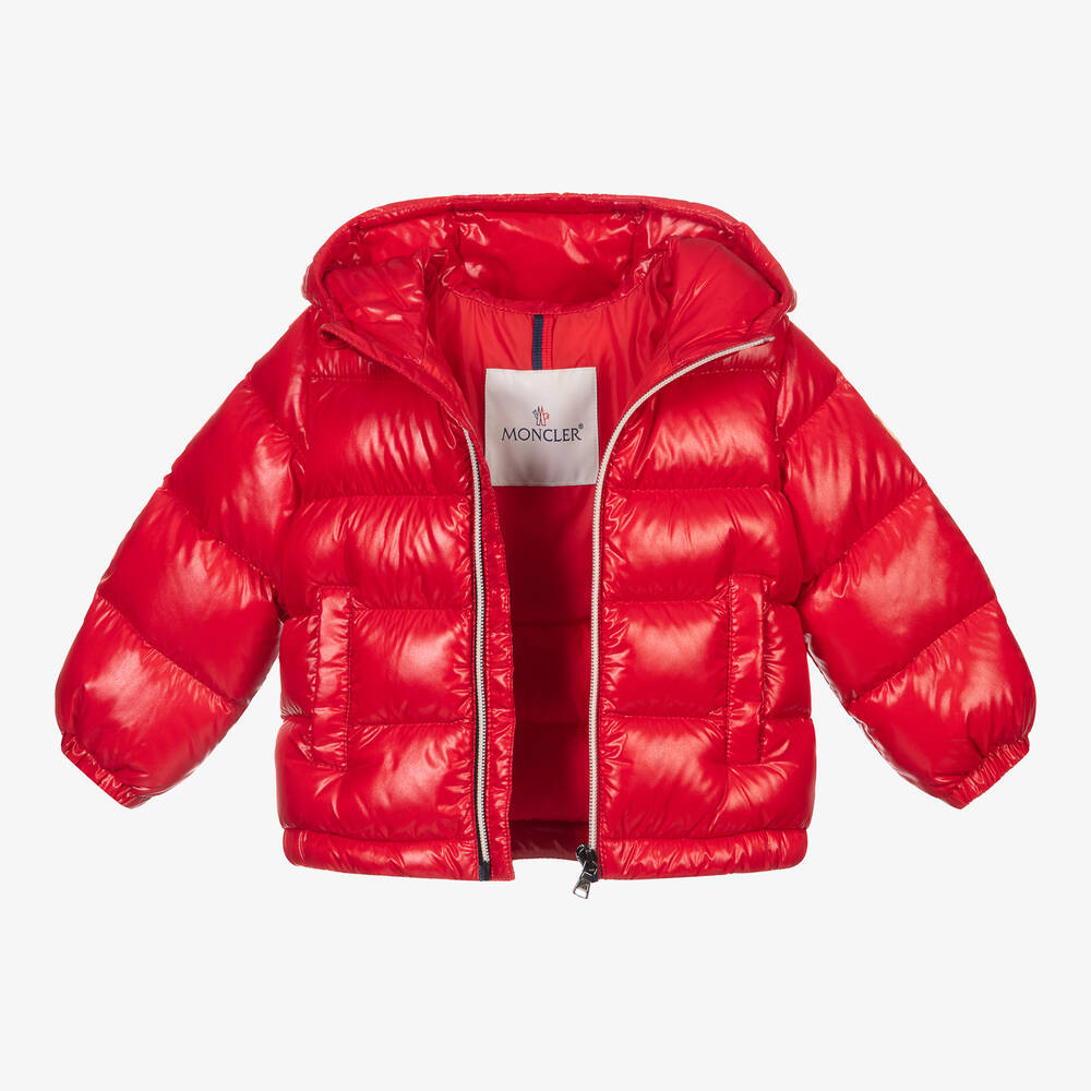 Moncler Enfant - Red Down Padded Jacket | Childrensalon