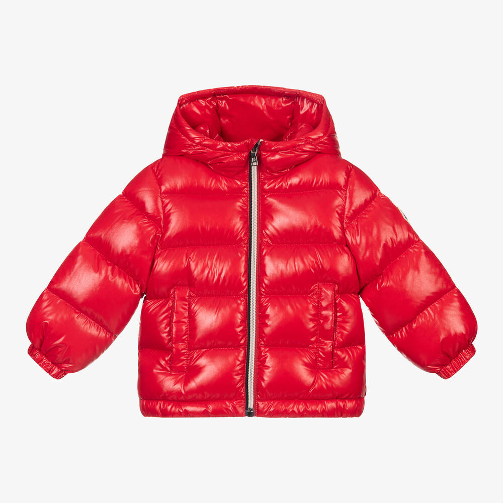 Moncler Enfant - Red Down Padded Jacket | Childrensalon