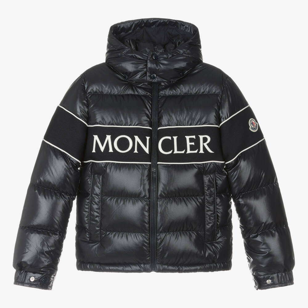 Moncler Enfant - Teen Blue Truyere Down Puffer Jacket | Childrensalon