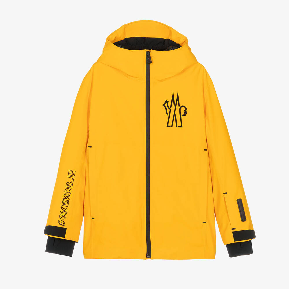 Moncler Enfant - Желтая лыжная куртка Moriond | Childrensalon