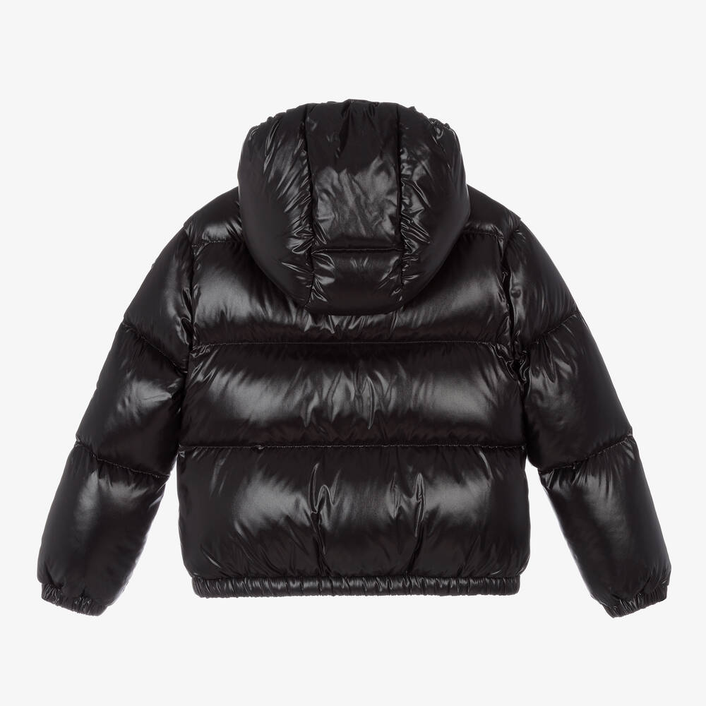 Moncler Enfant - Teen Girls Black Padded Jacket | Childrensalon