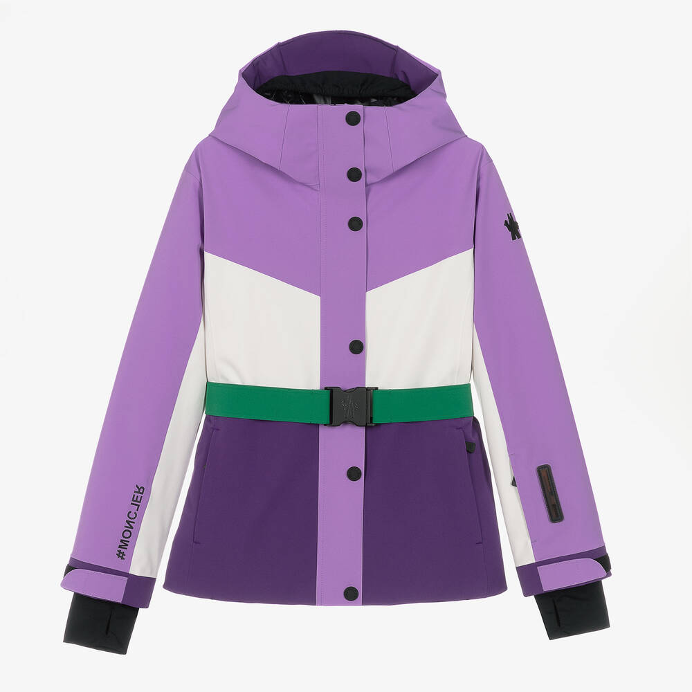 Moncler Enfant - Teen Girls Purple Corserey Ski Jacket | Childrensalon