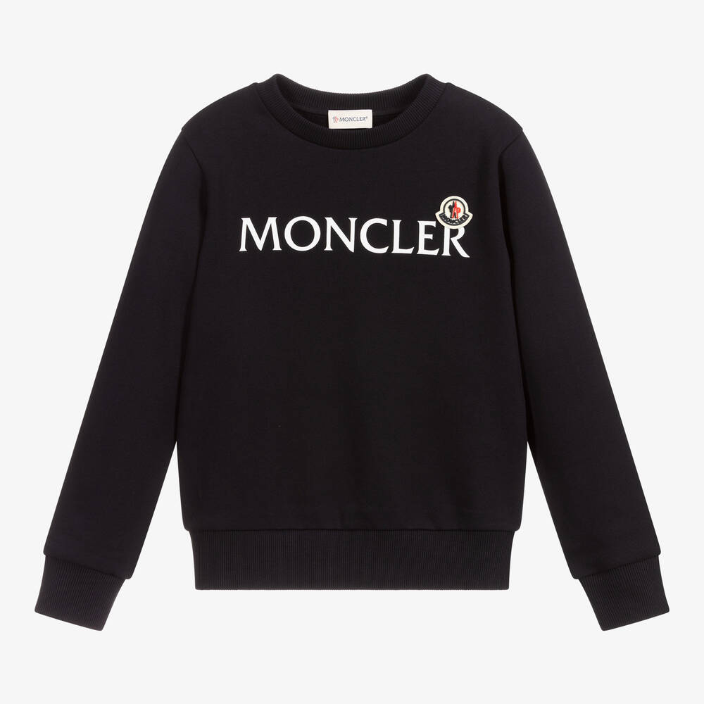 Moncler Enfant - Navyblaues Teen Sweatshirt | Childrensalon