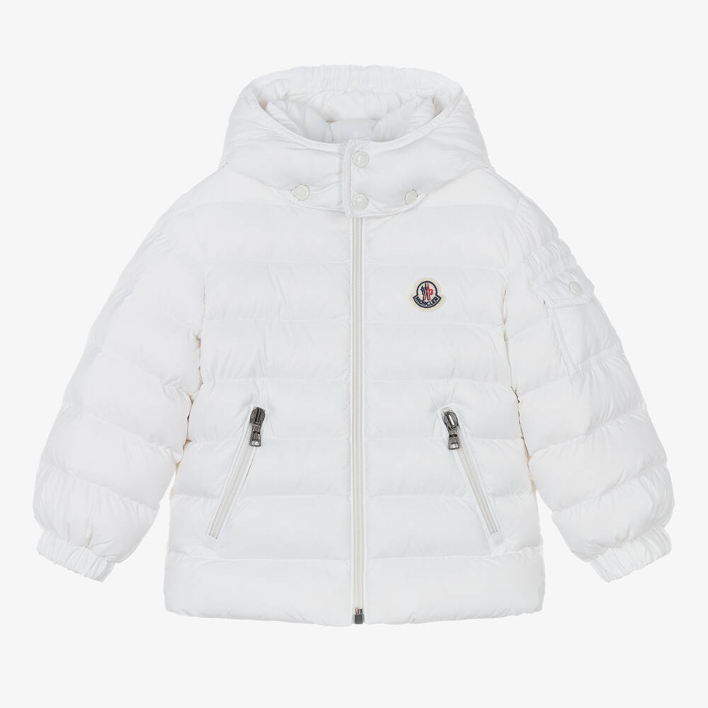 Moncler Enfant - White Jules Down Puffer Jacket | Childrensalon