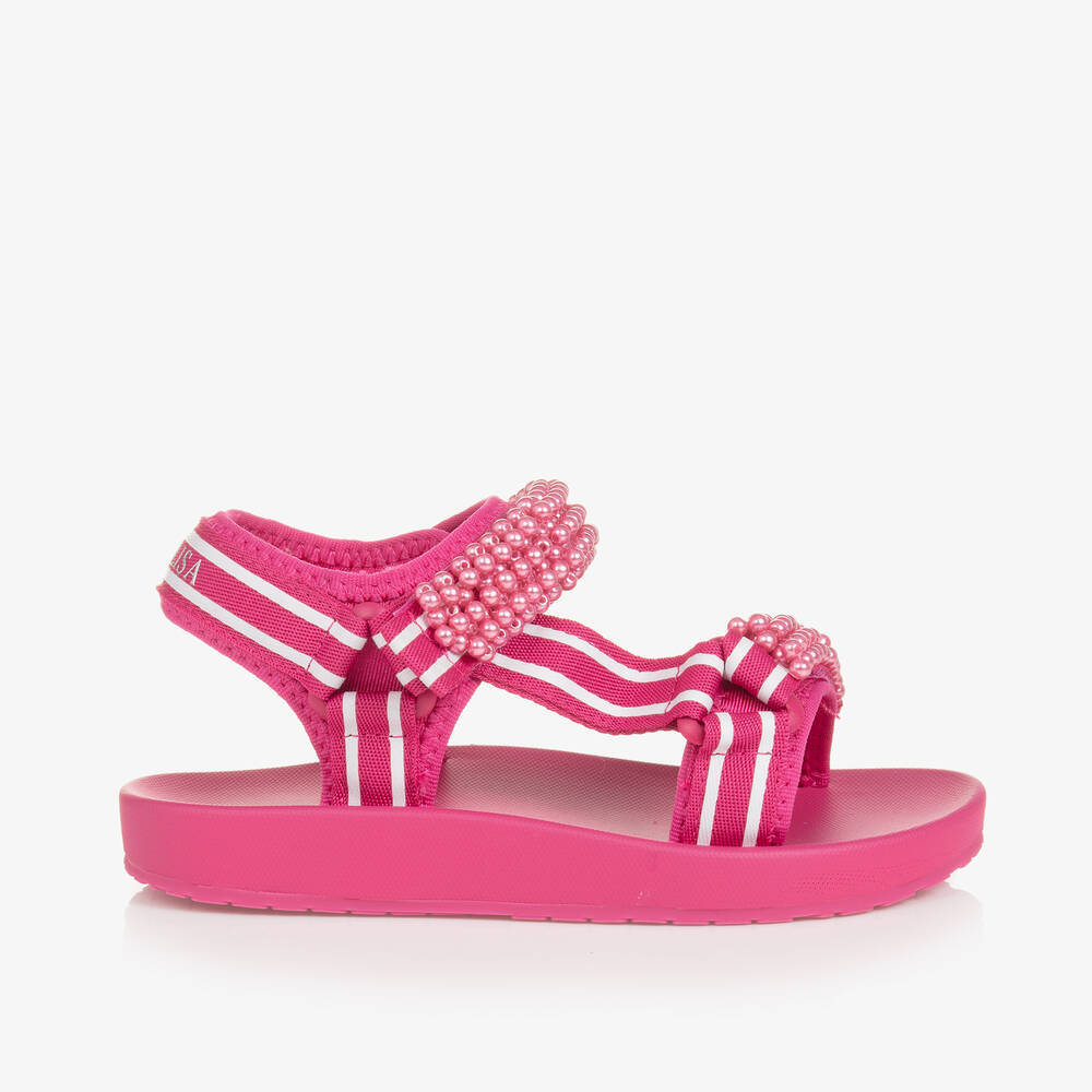 Cute Pink Sandals - Flat Sandals - Vegan Suede Sandals - Lulus