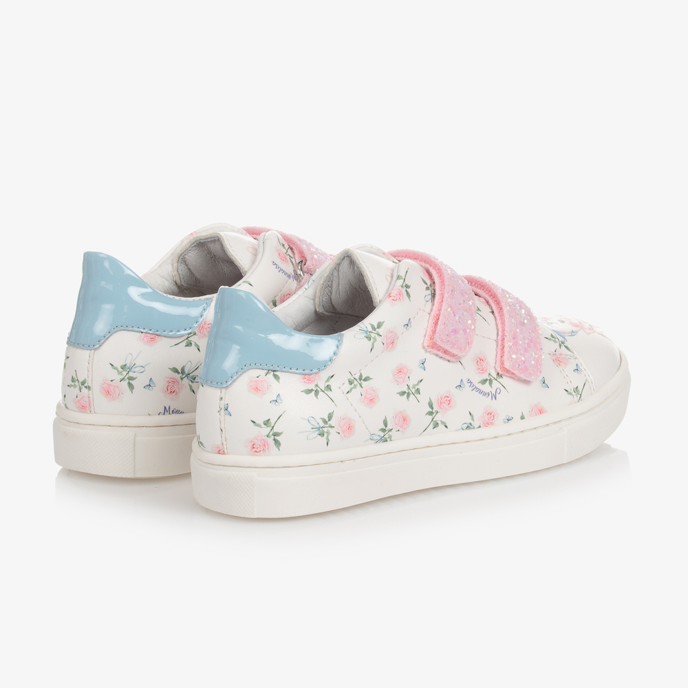 pink floral trainers