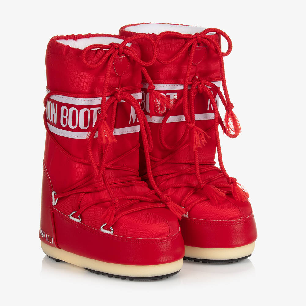 Moon Boot - Red Logo Snow Boots | Childrensalon