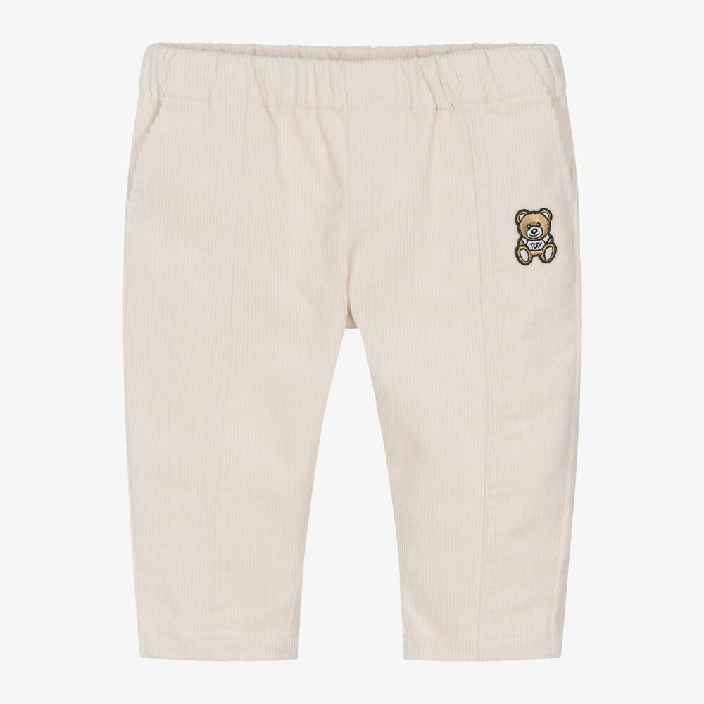 Moschino Baby - Beige Corduroy Trousers | Childrensalon