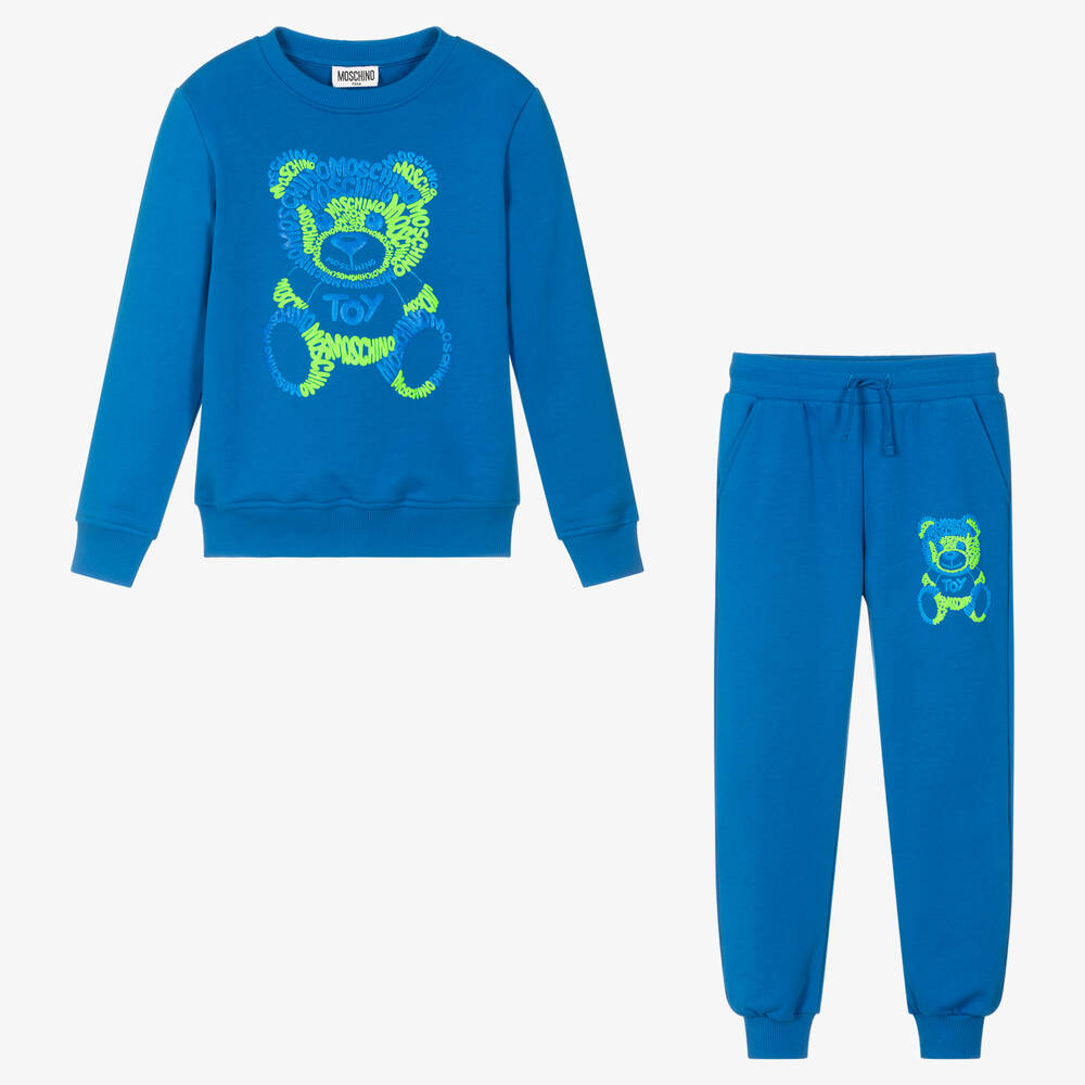 Moschino Kid-Teen - Survêtement bleu nounours ado | Childrensalon