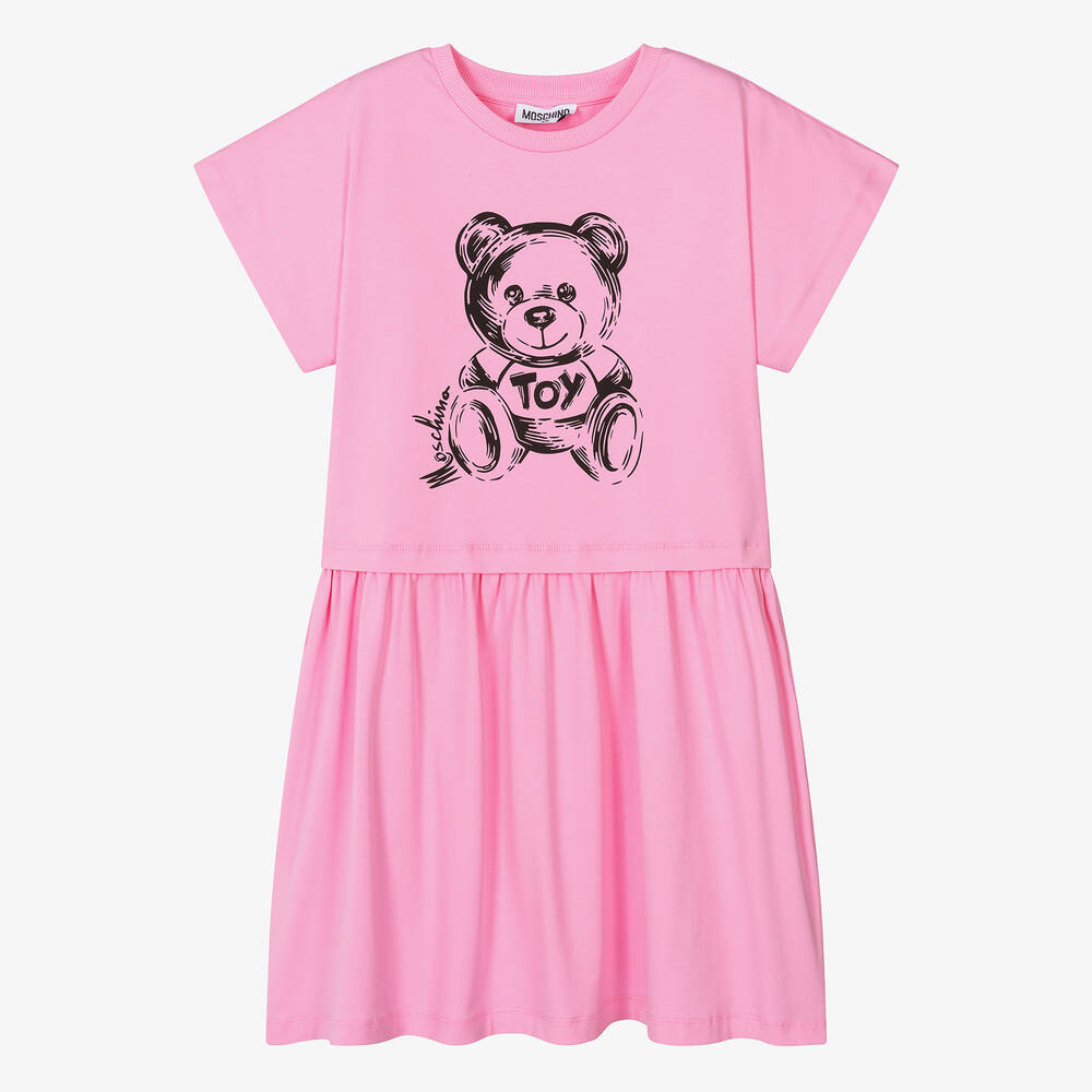 Moschino Kid-Teen - Teen Girls Pink Cotton Dress | Childrensalon