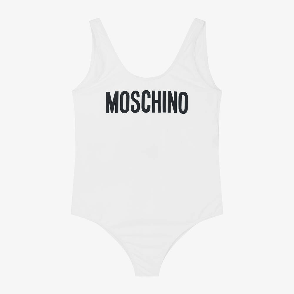 Moschino Kid-Teen - مايّو لون أبيض للمراهقات | Childrensalon