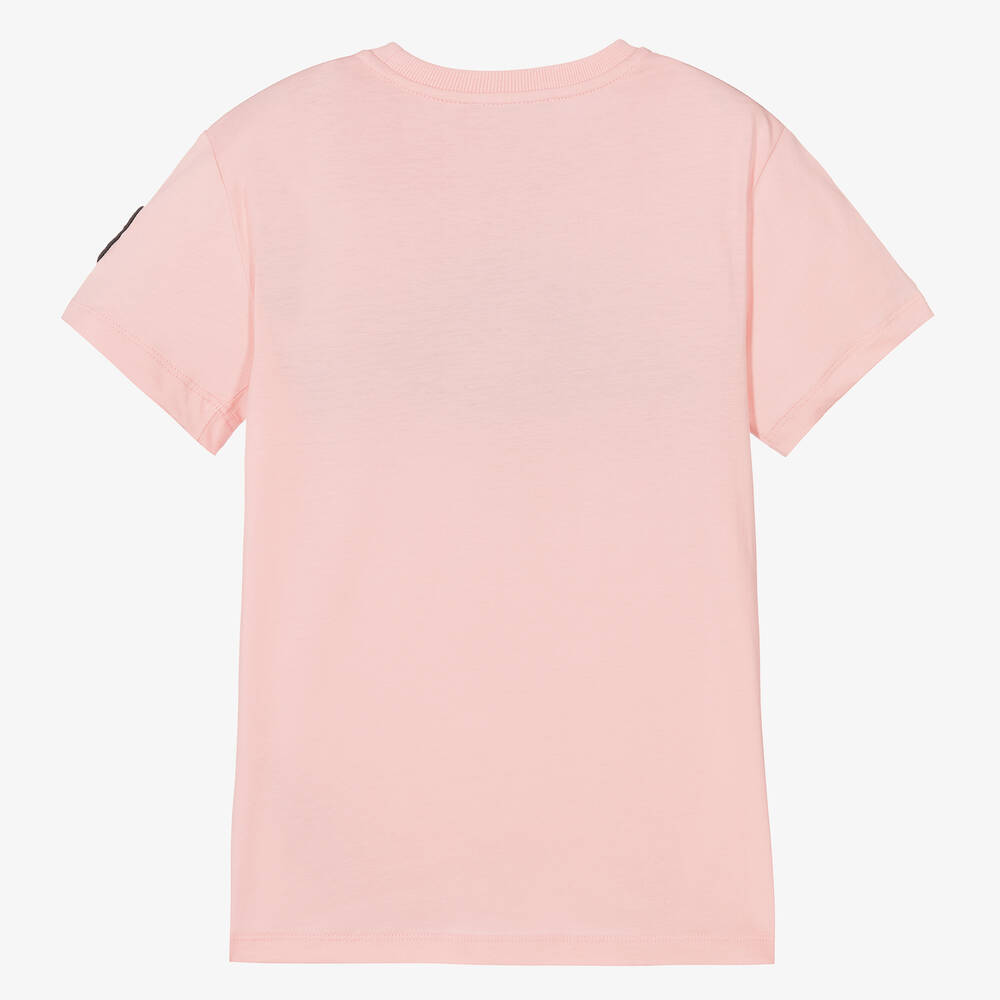 Moschino | - T-Shirt Kid-Teen Pink Childrensalon Pale Logo Teen