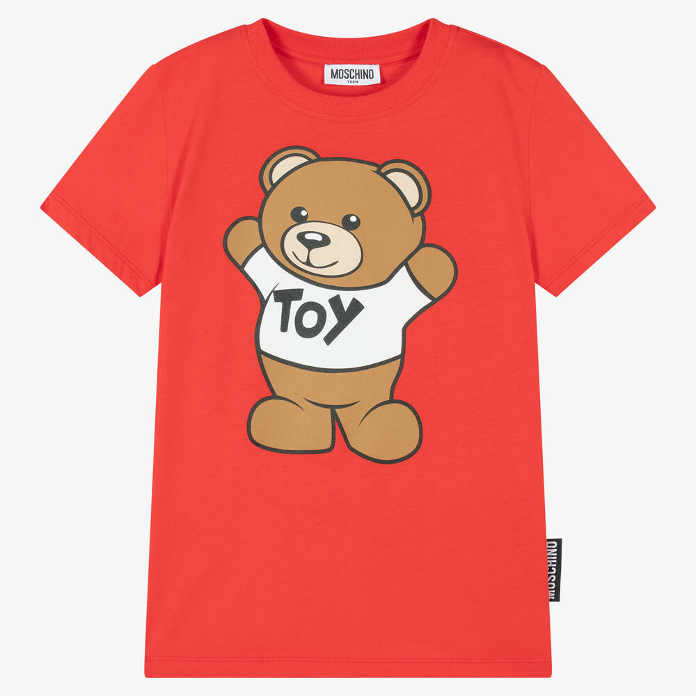 Moschino Kid-Teen - T-shirt rouge Ado | Childrensalon