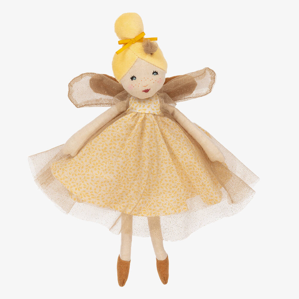 Moulin Roty - Золотисто-желтая кукла Фея (30см) | Childrensalon