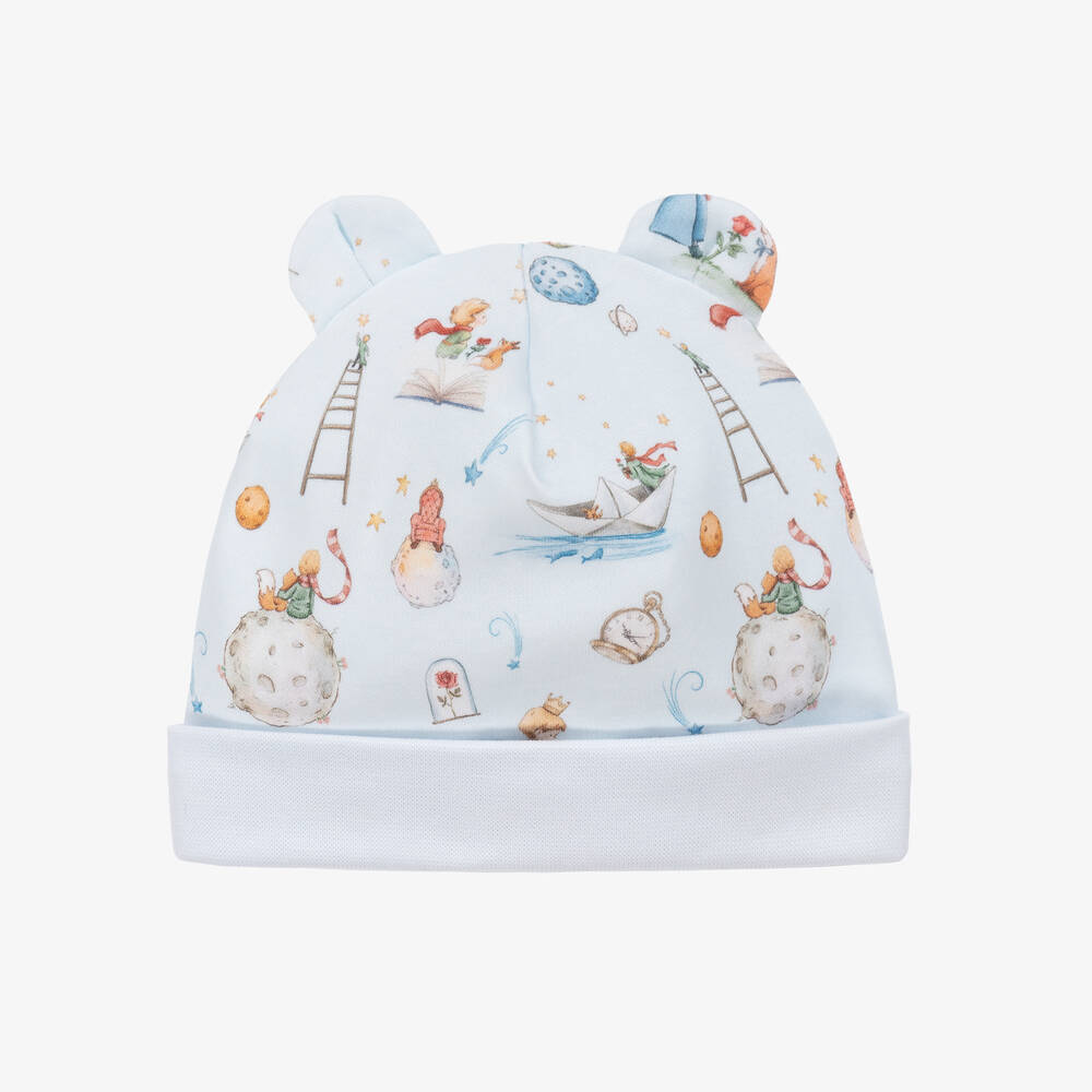 My Little Pie - Baby Boys Blue Little Prince Supima Cotton Hat | Childrensalon