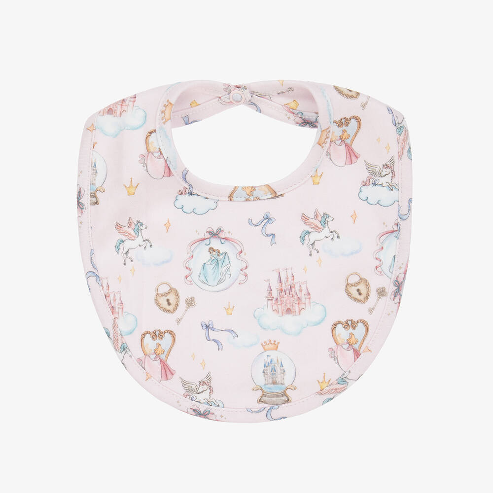 My Little Pie - Baby Girls Pink Princess Print Bib | Childrensalon