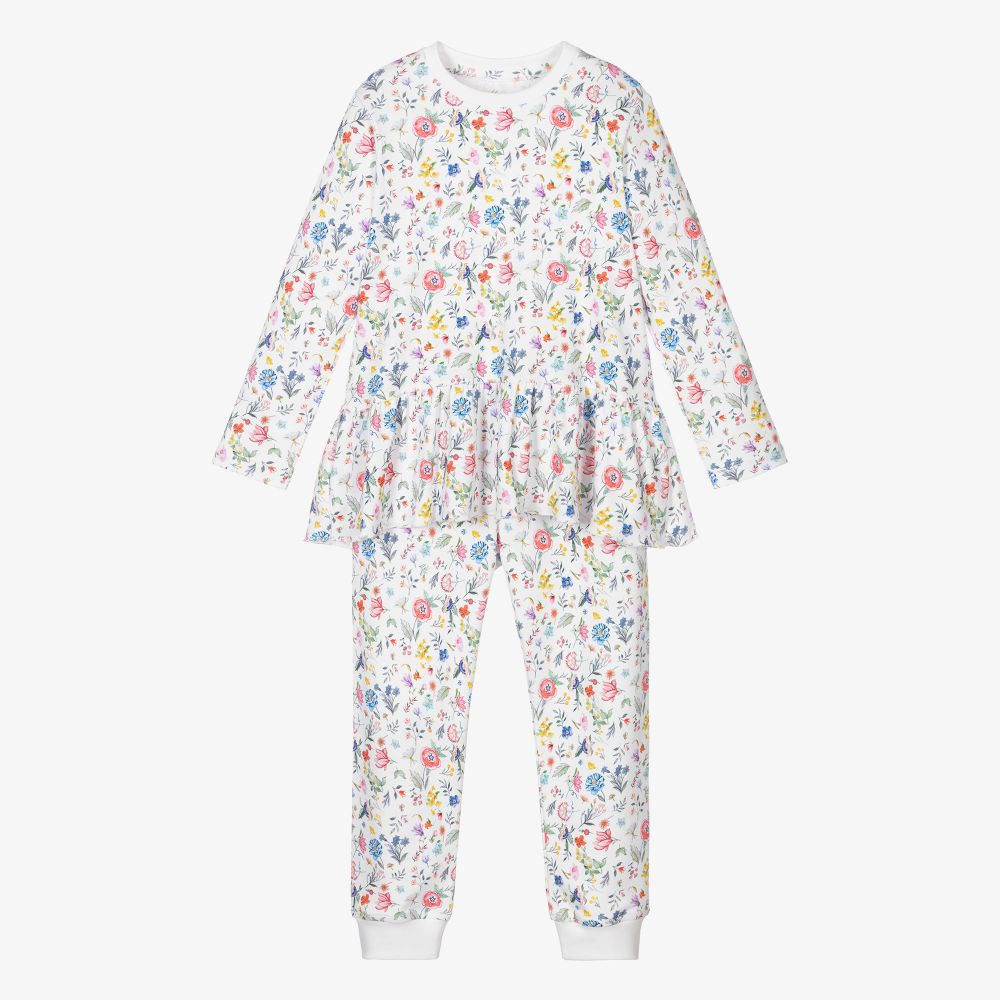 My Little Pie - Girls White Meadow Pyjamas | Childrensalon