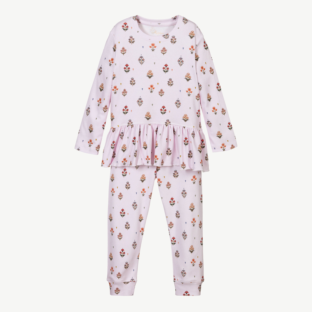My Little Pie Babies' Girls Pink Flower Print Pyjamas