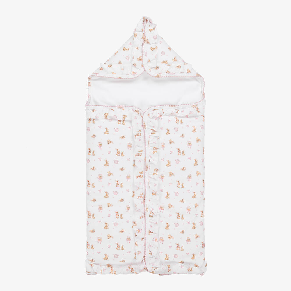 My Little Pie - White Supima Cotton Bella Baby Nest (83cm) | Childrensalon