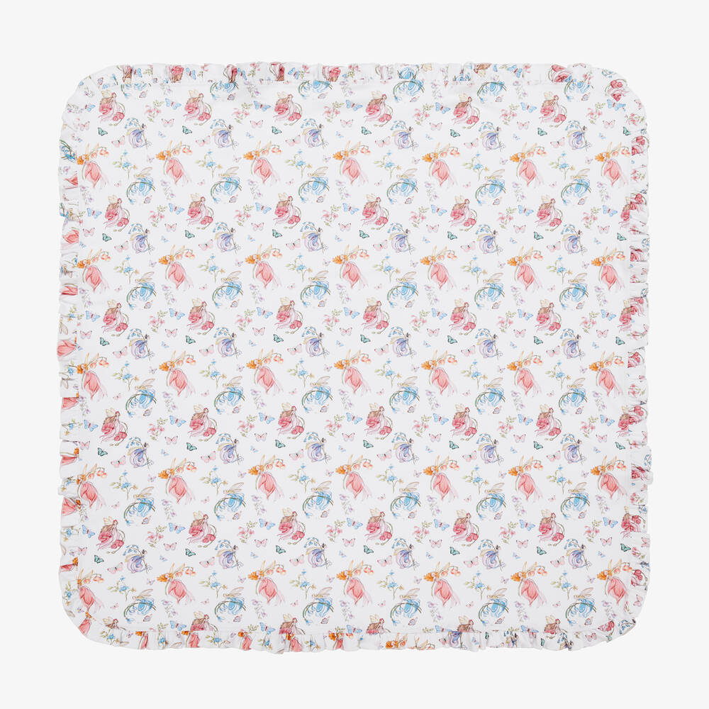 My Little Pie - White Supima Cotton Daphne Blanket (85cm) | Childrensalon