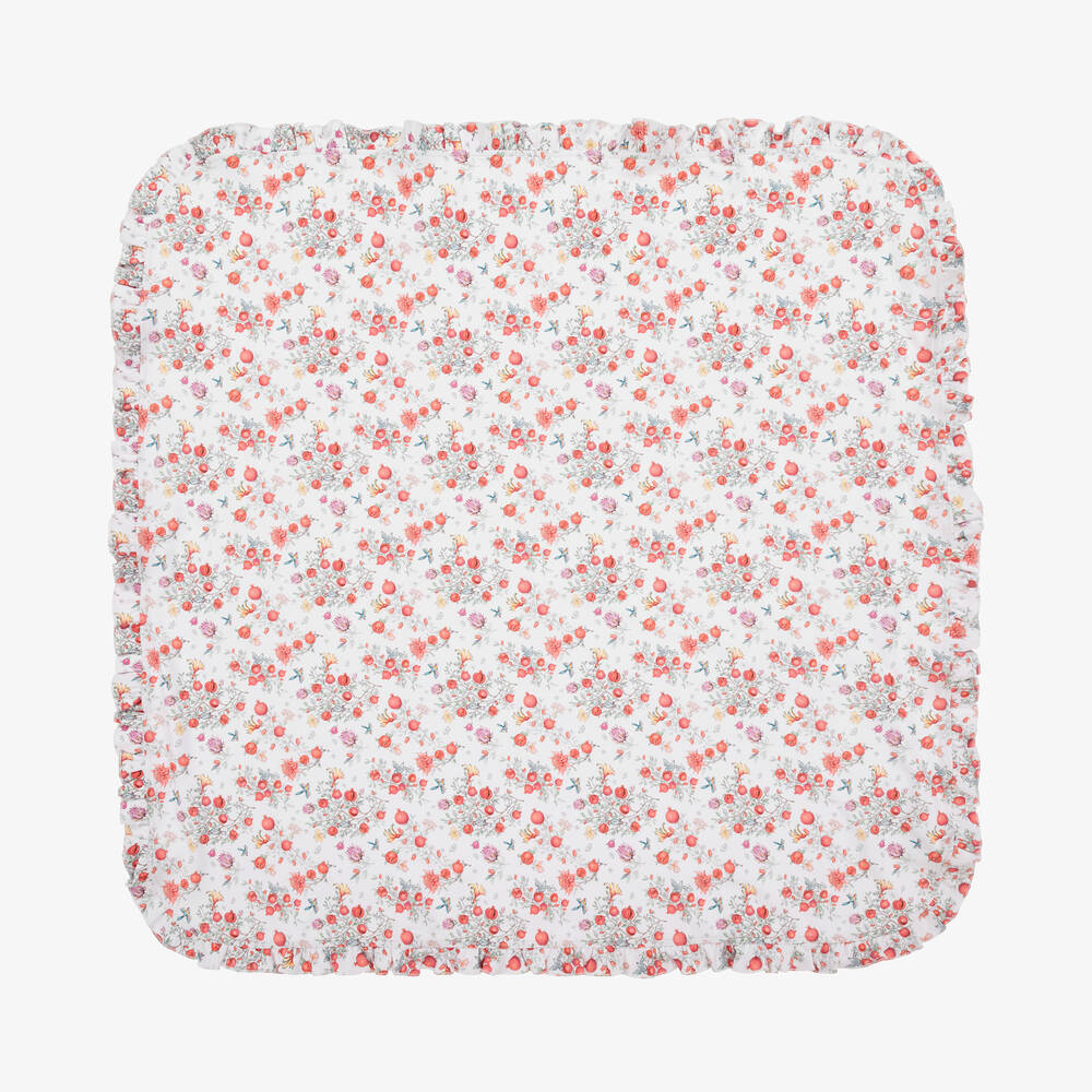 My Little Pie - White Supima Cotton Pomegranate Blanket (84cm) | Childrensalon