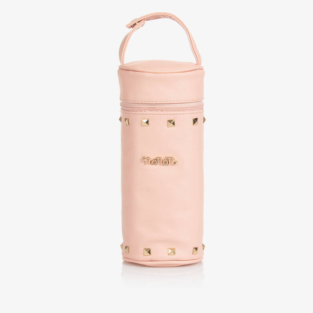 Nanán - Girls Pink Bottle Bag (22cm) | Childrensalon