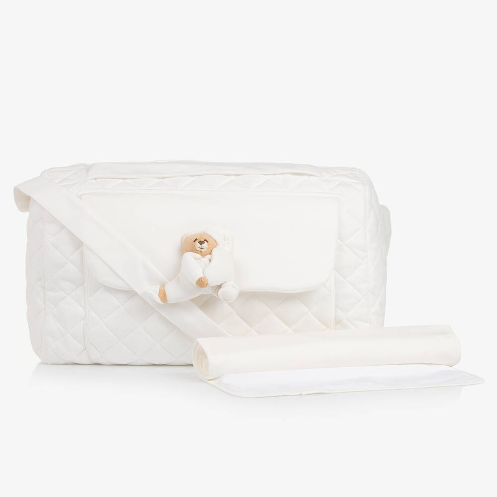 Nanán - Ivory Baby Changing Bag (43cm) | Childrensalon