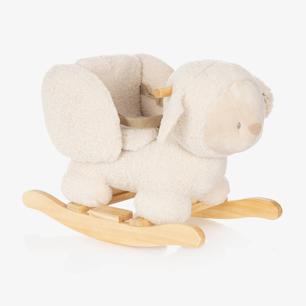 Nattou - Ivory Sheep Rocking Toy (59cm) | Childrensalon