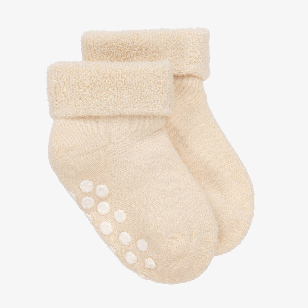 NaturaPura - Кремовые носки из органического хлопка для малышей | Childrensalon