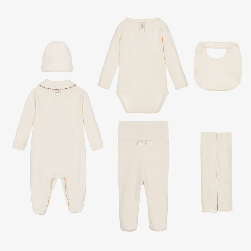 NaturaPura - Ivory Organic Cotton Baby Welcome Gift Set | Childrensalon