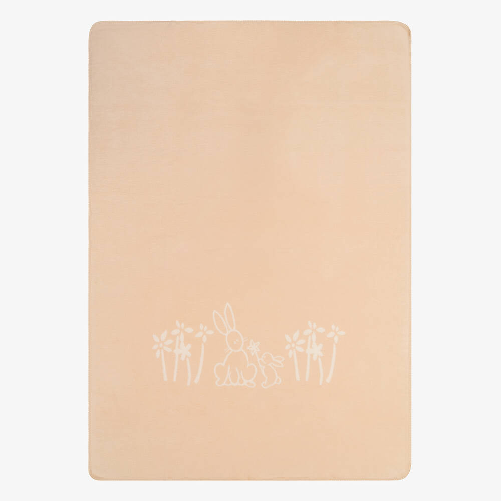 NaturaPura - Ivory Organic Cotton Blanket (150cm) | Childrensalon