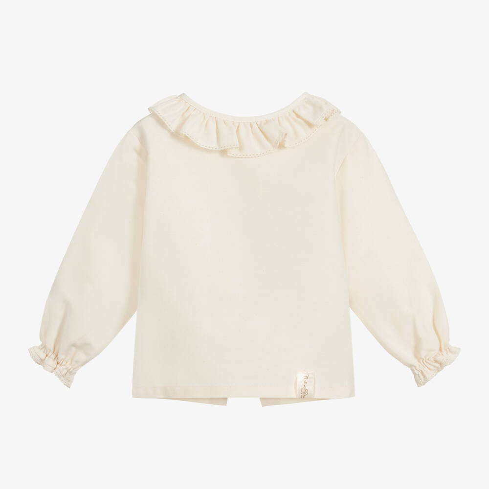 Naturapura - Кремовая блузка из органического хлопка | Childrensalon