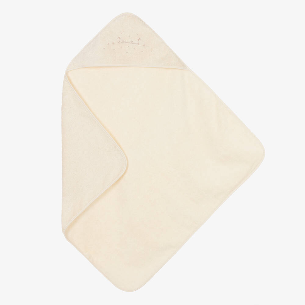 NaturaPura - Ivory Organic Cotton Towel (75cm) | Childrensalon