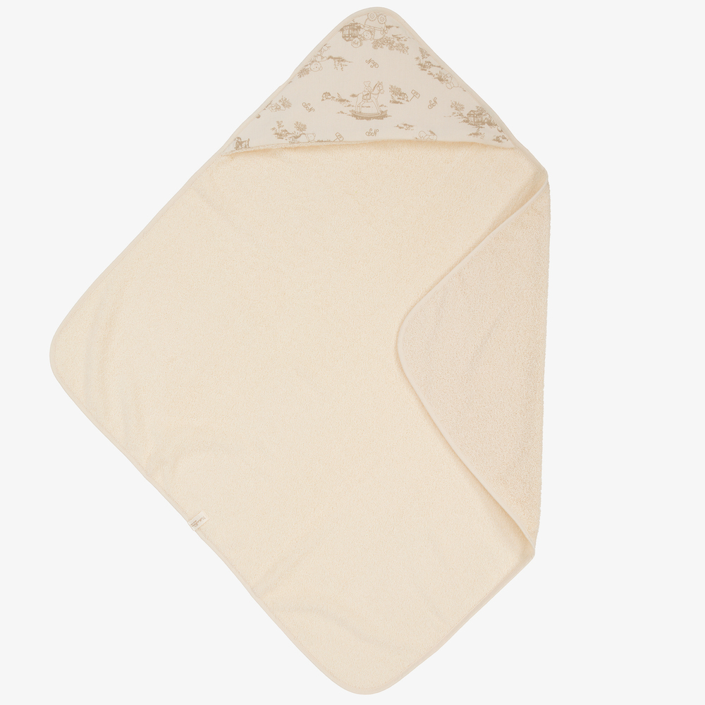 NaturaPura - Кремовое полотенце из органического хлопка (75 см) | Childrensalon