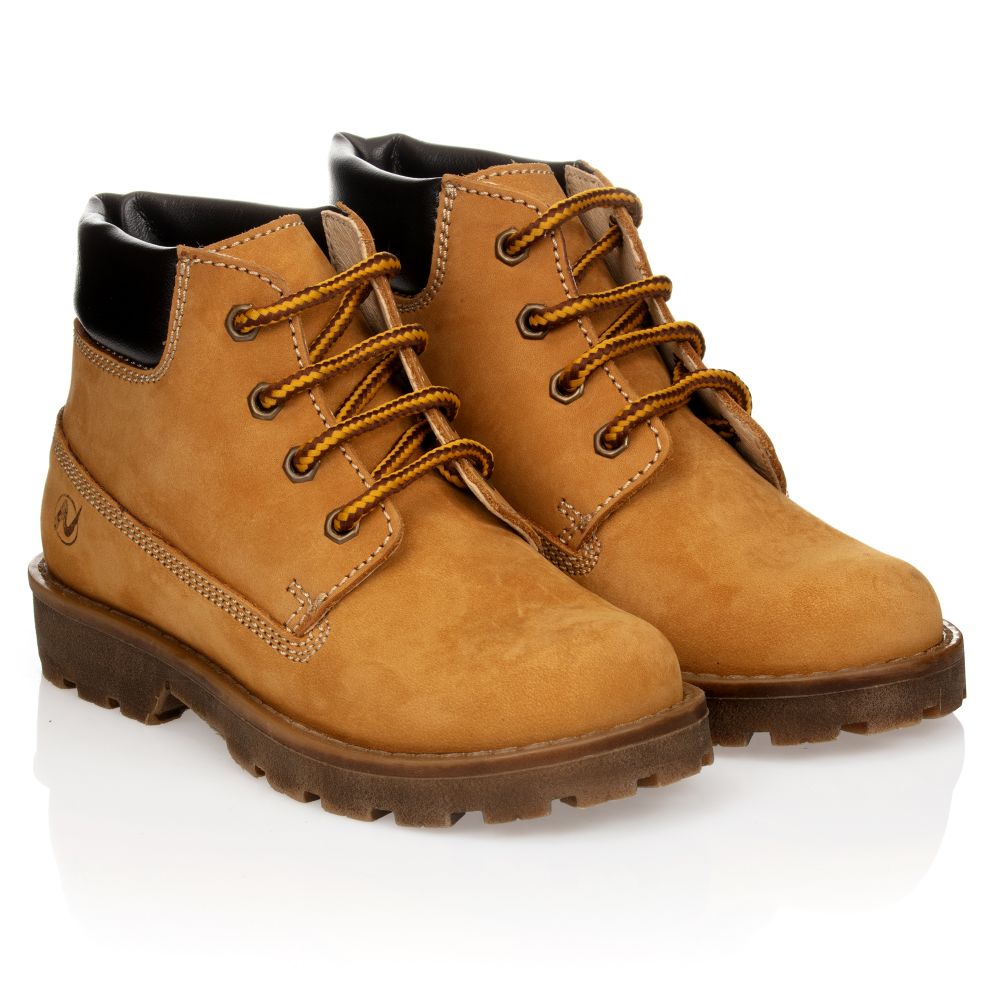 boys leather lace up boots