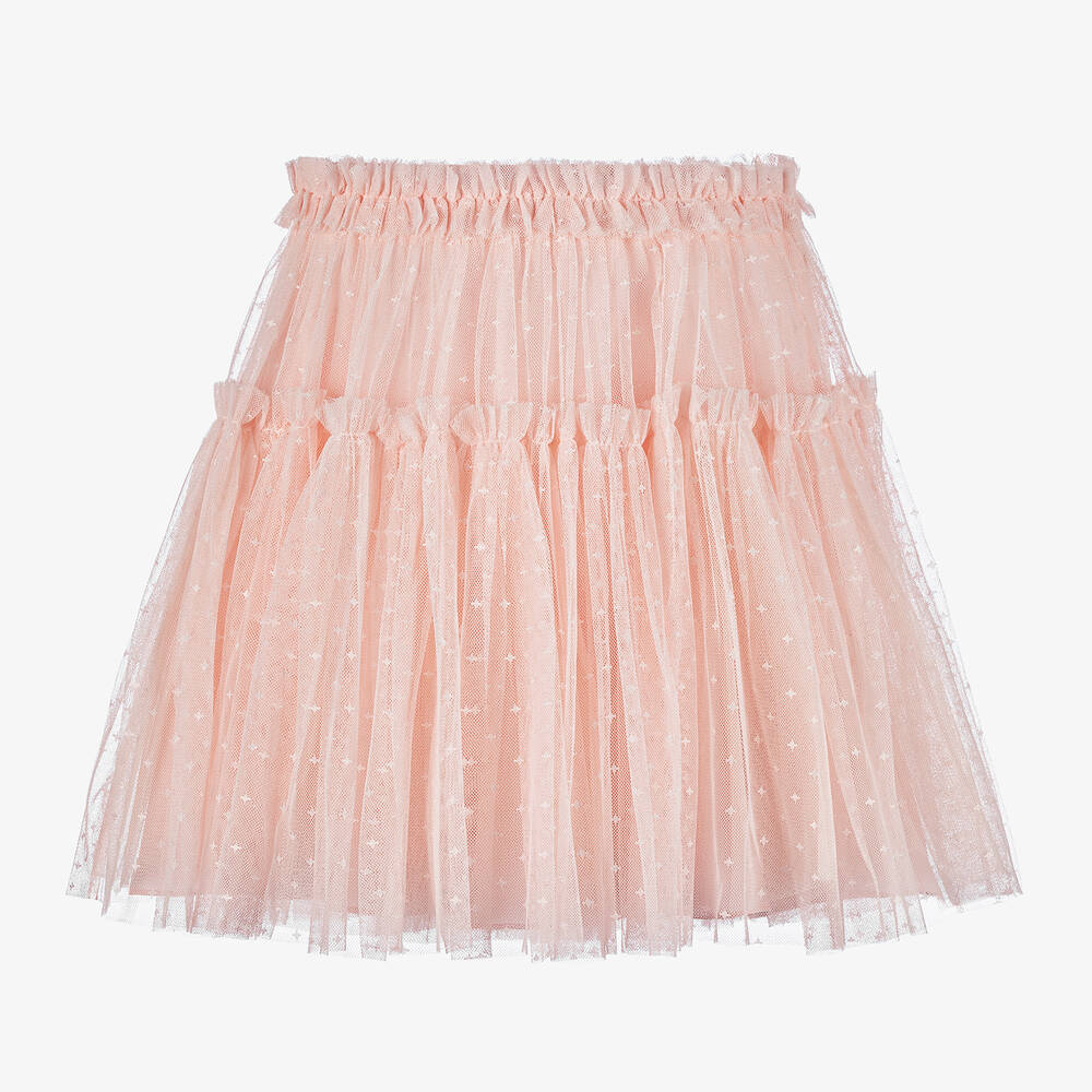 Needle & Thread - Girls Pink Kisses Tulle Skirt | Childrensalon