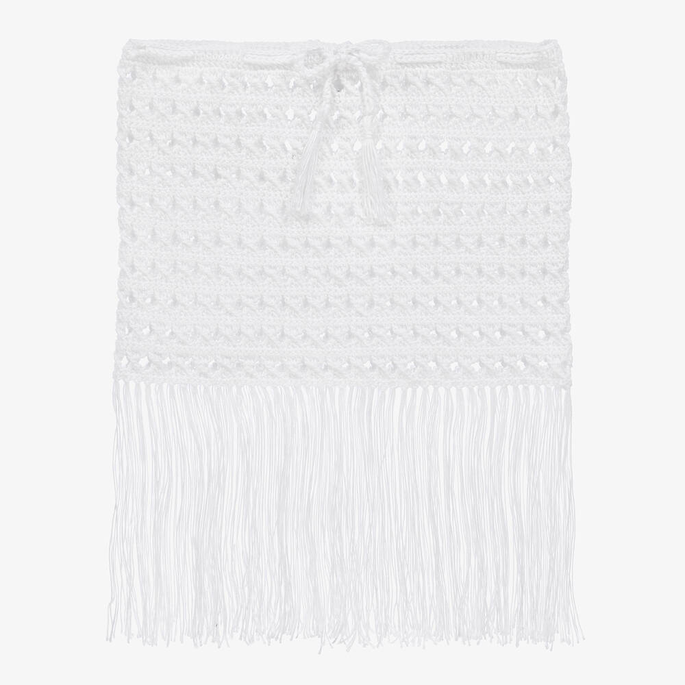 Nessi Byrd - Белая пляжная юбка кроше для девочек-подростков | Childrensalon
