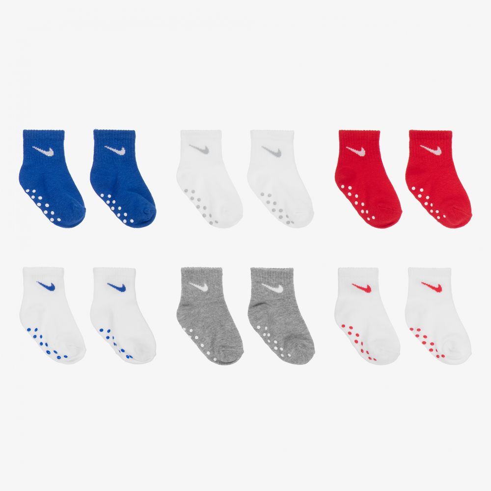 Nike - Baby Cotton Logo Socks(6 Pack) | Childrensalon