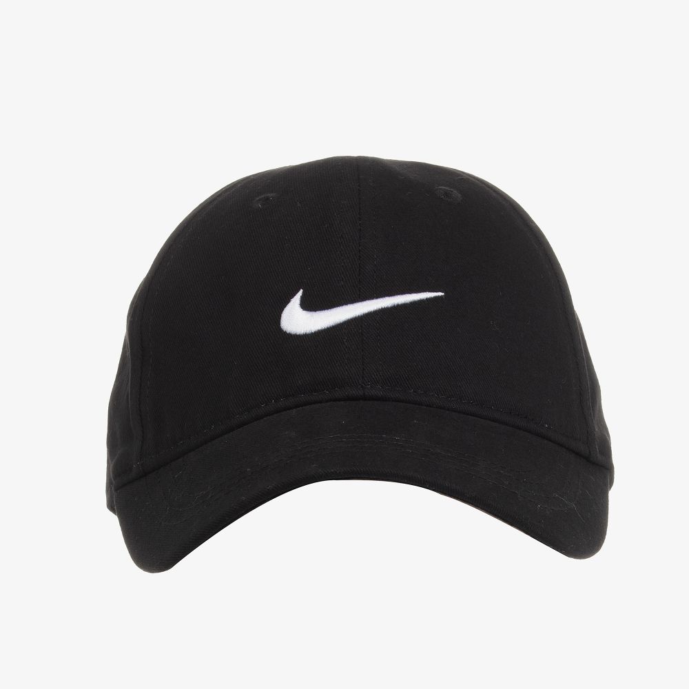 Nike - Black Cotton Twill Logo Cap | Childrensalon