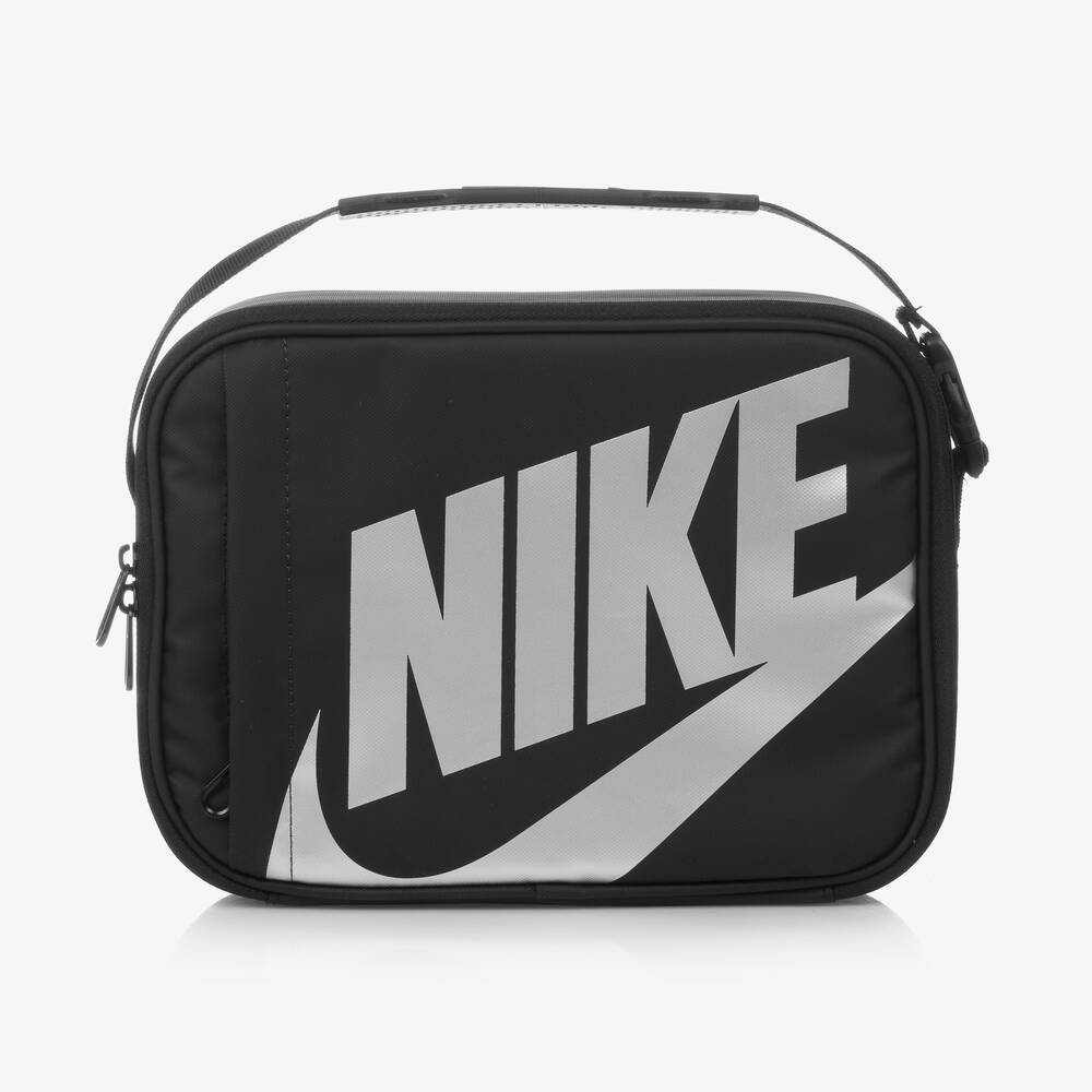 Nike - Black Swoosh Logo Lunch Bag (26cm) | Childrensalon