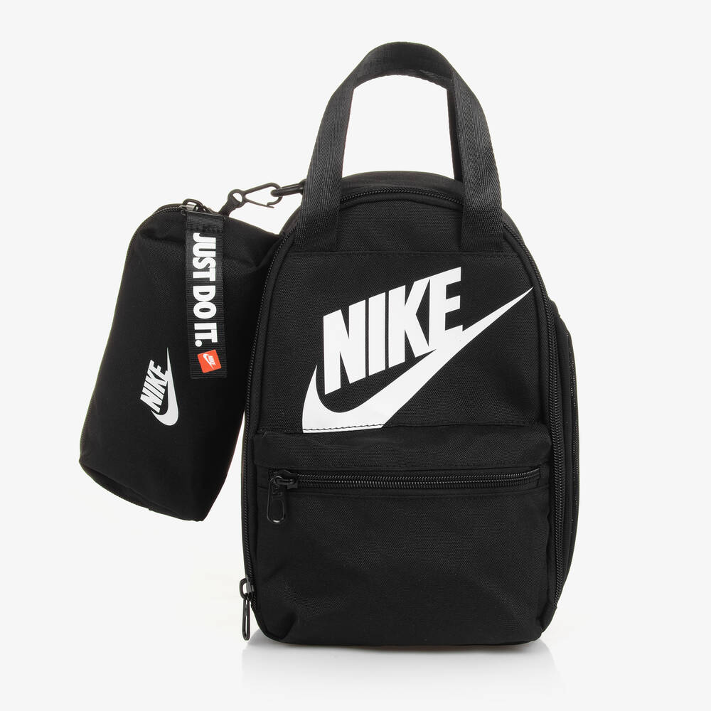 Nike - Black Swoosh Logo Lunch Bag | Childrensalon