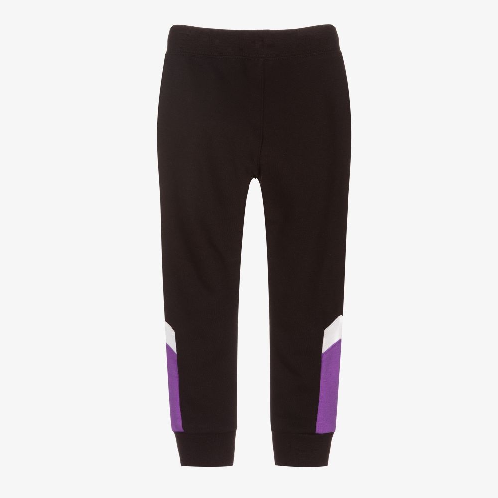 Nike - Boys Black & Purple Joggers | Childrensalon