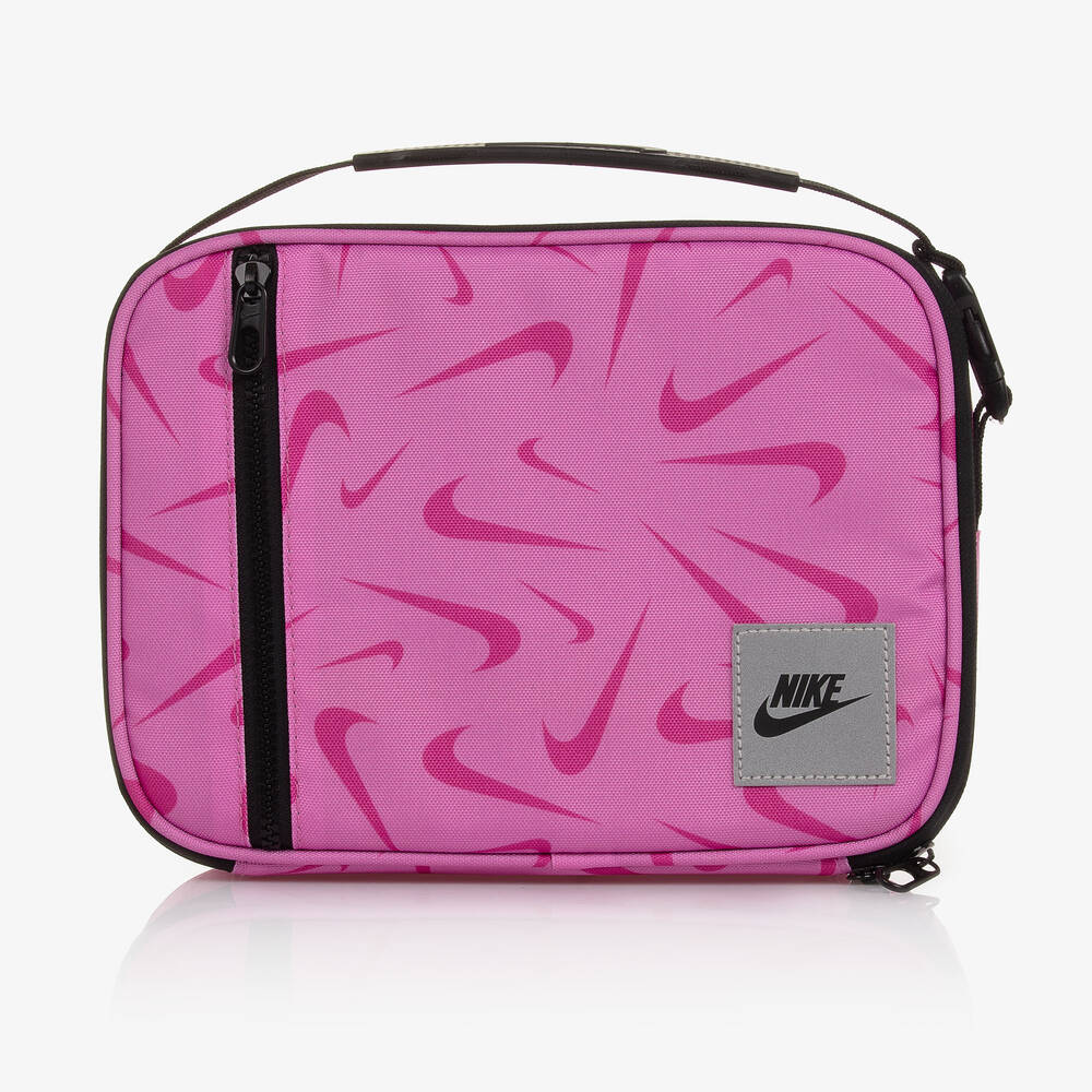 Nike - Girls Pink Swoosh Lunch Bag (26cm) | Childrensalon